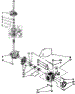 Brake, Clutch, Gearcase, Motor And Pump Parts