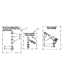 Water System parts for Kenmore Washer 110.92577410 (11092577410, 110 92577410) from AppliancePartsPros.com