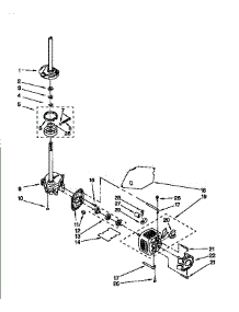 Brake,Clutch,Motor&Pump parts for Kenmore Washer 110.92578210 (11092578210, 110 92578210) from AppliancePartsPros.com