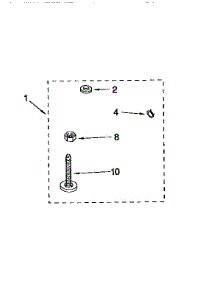 Miscellaneous parts for Kenmore Washer 110.92578210 (11092578210, 110 92578210) from AppliancePartsPros.com