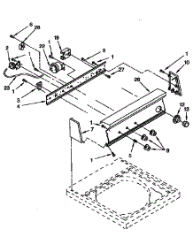 Control Panel Parts parts for Kenmore Washer 110.92579800 (11092579800, 110 92579800) from AppliancePartsPros.com
