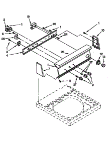 Control Panel Parts parts for Kenmore Washer 110.92580100 (11092580100, 110 92580100) from AppliancePartsPros.com
