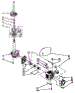 Brake, Clutch, Gearcase, Motor And Pump Parts