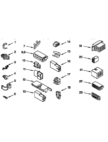 Wiring Harness Parts parts for Kenmore Washer 110.92580600 (11092580600, 110 92580600) from AppliancePartsPros.com