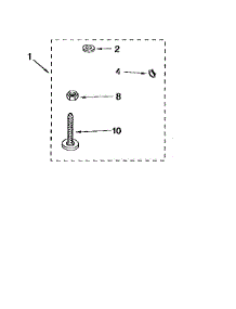 Miscellanoeus parts for Kenmore Washer 110.92580610 (11092580610, 110 92580610) from AppliancePartsPros.com