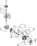Brake,Clutch,Gearcase,Motor&Pump
