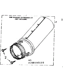 Optional Parts Not Included parts for Kenmore Washer Dryer Combo 110.88495610 (11088495610, 110 88495610) from AppliancePartsPros.com