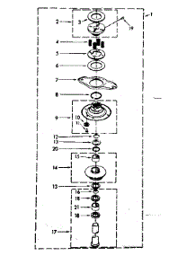 Washer Basket Drive And Brake Parts parts for Kenmore Washer Dryer Combo 110.88495620 (11088495620, 110 88495620) from AppliancePartsPros.com