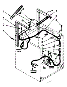 Dryer Supports And Washer Cabinet Harness Parts parts for Kenmore Washer Dryer Combo 110.88495820 (11088495820, 110 88495820) from AppliancePartsPros.com