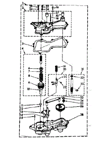 Washer Gearcase Parts parts for Kenmore Washer Dryer Combo 110.88495820 (11088495820, 110 88495820) from AppliancePartsPros.com
