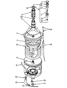 Tub And Basket parts for Kenmore Washer Dryer Combo 110.88675110 (11088675110, 110 88675110) from AppliancePartsPros.com