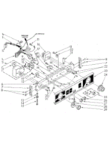 Washer / Dryer Control Panel parts for Kenmore Washer Dryer Combo 110.88675610 (11088675610, 110 88675610) from AppliancePartsPros.com