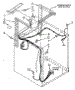 Dryer Supports And Washer Cabinet Harness