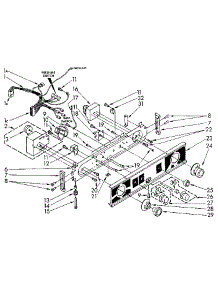 Washer / Dryer Control Panel parts for Kenmore Washer Dryer Combo 110.88675800 (11088675800, 110 88675800) from AppliancePartsPros.com