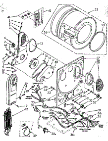 Dryer Bulkhead parts for Kenmore Washer Dryer Combo 110.88675810 (11088675810, 110 88675810) from AppliancePartsPros.com
