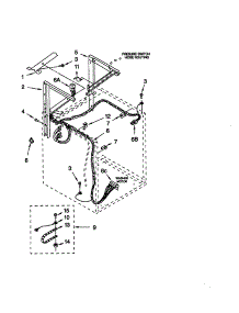 Dryer Support And Washer parts for Kenmore Washer Dryer Combo 110.88732790 (11088732790, 110 88732790) from AppliancePartsPros.com