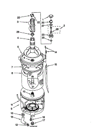 Tub And Basket parts for Kenmore Washer Dryer Combo 110.88732790 (11088732790, 110 88732790) from AppliancePartsPros.com