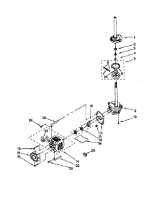 Brake / Clutch / Gearcase / Motor / Pump parts for Kenmore Washer Dryer Combo 110.88732791 (11088732791, 110 88732791) from AppliancePartsPros.com
