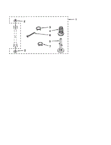 Miscellaneous parts for Kenmore Washer Dryer Combo 110.88732792 (11088732792, 110 88732792) from AppliancePartsPros.com