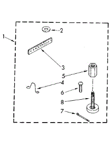 Miscellaneous parts for Kenmore Washer 110.82870900 (11082870900, 110 82870900) from AppliancePartsPros.com