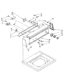 Console parts for Kenmore Washer 110.82870910 (11082870910, 110 82870910) from AppliancePartsPros.com