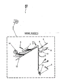 Wiring Harness Parts parts for Kenmore Washer 110.82872100 (11082872100, 110 82872100) from AppliancePartsPros.com