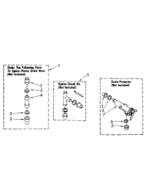 Water System parts for Kenmore Washer 110.82872110 (11082872110, 110 82872110) from AppliancePartsPros.com