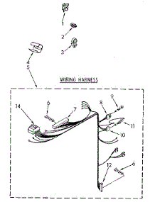 Wiring Harness parts for Kenmore Washer 110.82872120 (11082872120, 110 82872120) from AppliancePartsPros.com