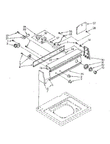 Console Parts parts for Kenmore Washer 110.82872700 (11082872700, 110 82872700) from AppliancePartsPros.com