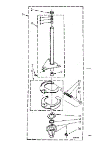Brake And Drive Tube Parts parts for Kenmore Washer 110.82872800 (11082872800, 110 82872800) from AppliancePartsPros.com