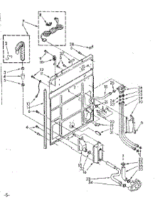 Rear Panel Parts parts for Kenmore Washer 110.82872800 (11082872800, 110 82872800) from AppliancePartsPros.com