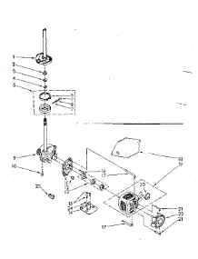 Brake, Clutch, Gearcase, Motor And Pump Parts parts for Kenmore Washer 110.82872800 (11082872800, 110 82872800) from AppliancePartsPros.com