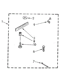 Miscellaneous parts for Kenmore Washer 110.82872810 (11082872810, 110 82872810) from AppliancePartsPros.com