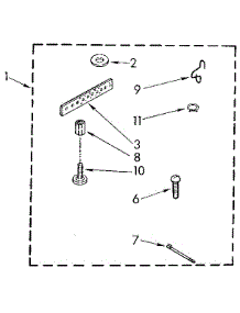 Miscellaneous parts for Kenmore Washer 110.82872820 (11082872820, 110 82872820) from AppliancePartsPros.com