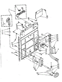 Rear Panel Parts parts for Kenmore Washer 110.82873100 (11082873100, 110 82873100) from AppliancePartsPros.com