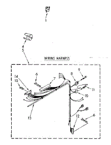Wiring Harness Parts parts for Kenmore Washer 110.82873100 (11082873100, 110 82873100) from AppliancePartsPros.com