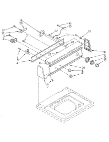 Console parts for Kenmore Washer 110.82873320 (11082873320, 110 82873320) from AppliancePartsPros.com