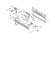Cabinet And Installation parts for Kenmore Microwave 665.68681991 (66568681991, 665 68681991) from AppliancePartsPros.com