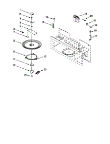 Magnetron And Turntable parts for Kenmore Microwave 665.68681991 (66568681991, 665 68681991) from AppliancePartsPros.com