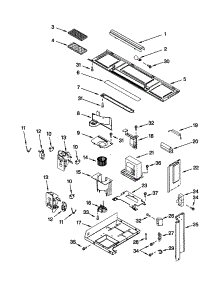 Interior And Ventilation parts for Kenmore Microwave 665.69612990 (66569612990, 665 69612990) from AppliancePartsPros.com