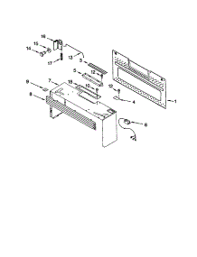 Cabinet And Installation parts for Kenmore Microwave 665.69612991 (66569612991, 665 69612991) from AppliancePartsPros.com