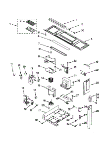 Interior And Ventilation parts for Kenmore Microwave 665.69617992 (66569617992, 665 69617992) from AppliancePartsPros.com