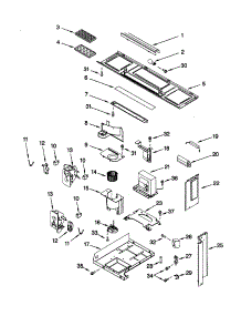 Interior And Ventilation parts for Kenmore Microwave 665.69687990 (66569687990, 665 69687990) from AppliancePartsPros.com
