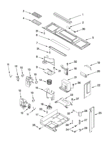 Interior And Ventilation Parts parts for Kenmore Microwave 665.69687991 (66569687991, 665 69687991) from AppliancePartsPros.com