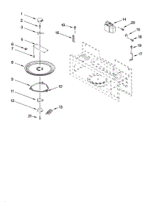 Magnetron And Turntable Parts parts for Kenmore Microwave 665.69687991 (66569687991, 665 69687991) from AppliancePartsPros.com