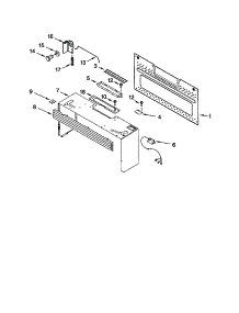 Cabinet And Installation parts for Kenmore Microwave 665.69687992 (66569687992, 665 69687992) from AppliancePartsPros.com