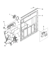 Door And Latch Parts parts for Kenmore Dishwasher 665.743823 (665743823, 665 743823) from AppliancePartsPros.com