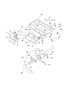 Control Panel parts for Kenmore Washer 417.24182300 (41724182300, 417 24182300) from AppliancePartsPros.com