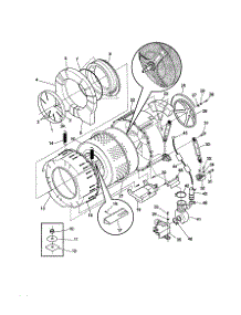 Tub And Motor parts for Kenmore Washer 417.39012891 (41739012891, 417 39012891) from AppliancePartsPros.com