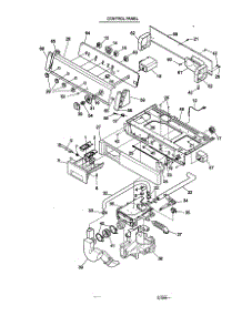 Control Panel parts for Frigidaire Washer 41739022890 from AppliancePartsPros.com